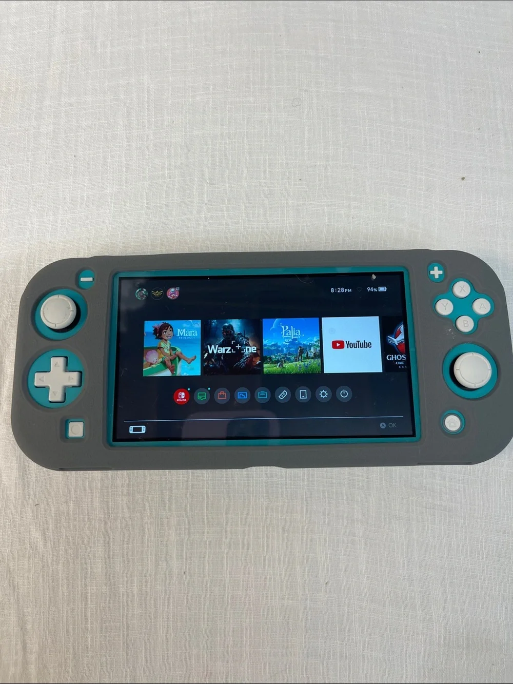 Nintendo Switch Lite Handheld Console w/ Subnautica, Case & Charger Bundle - Picture 2 of 16